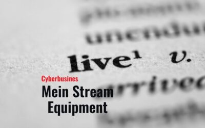 Mein Stream Equipment